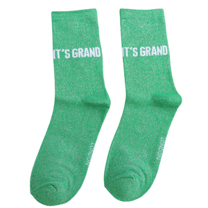 Miss Sparrow Socks Glitter Statement It's Grand