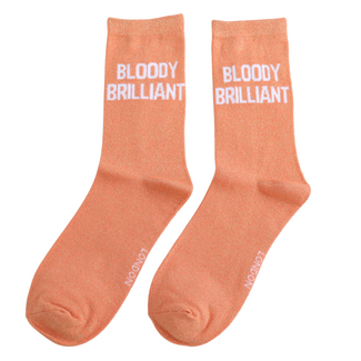 Miss Sparrow Socken Glitter Statement Bloody Brilliant