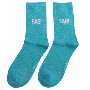 Miss Sparrow Socken Glitter Statement Fab