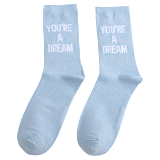 Miss Sparrow Socks Glitter Statement You're a Dream