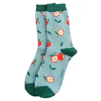 Miss Sparrow Socken Bamboo Apples duck egg