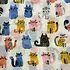 M&K Collection Scarve Cartoon Cats classic