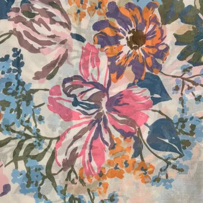 M&K Collection Schal Flower Bloom cream