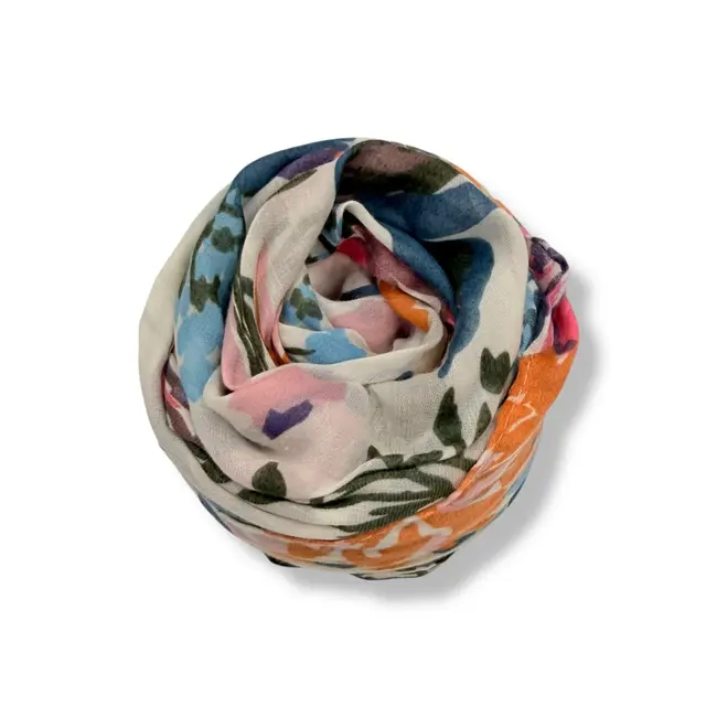 Schal Flower Bloom cream