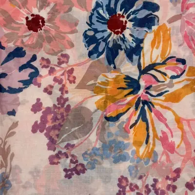 M&K Collection Scarve Flower Bloom pink