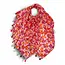 Scarve Flower Field Tassels red