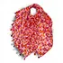 M&K Collection Scarve Flower Field Tassels red