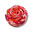 Schal Flower Field Tassels red