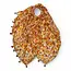Schal Flower Field Tassels yellow