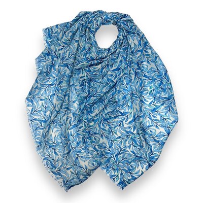 M&K Collection Schal Willow gold blue