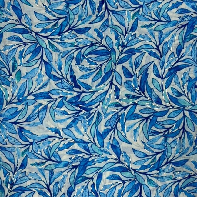 Scarve Willow gold blue