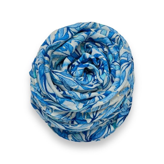 Schal Willow gold blue