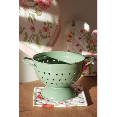 Isabelle Rose Colander Hearts sage