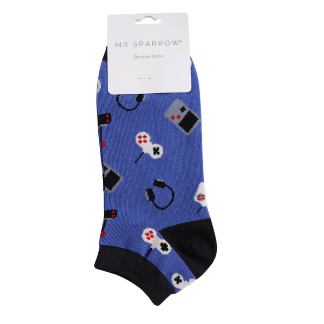 Trainer Mens Socks Bamboo Gaming royal