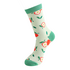 Miss Sparrow Socken Bamboo Apples green