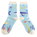 Miss Sparrow Socks Bamboo Underwater powder blue