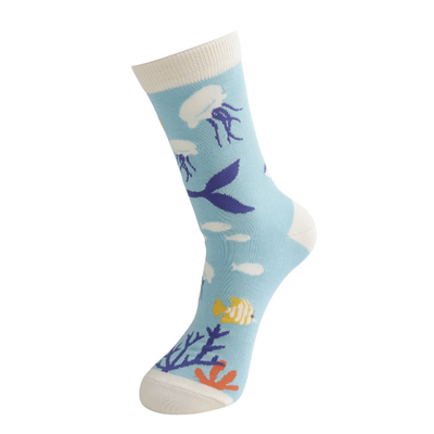 Miss Sparrow Socks Bamboo Underwater powder blue