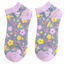Trainer Socks Bamboo Little Flowers denim