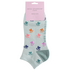 Miss Sparrow Trainer Socks Bamboo Multi Paw Prints duck egg