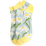 Trainer Socks Bamboo Oxeye Daisies duck egg