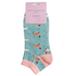 Miss Sparrow Trainer Socken Bamboo Sausage dog & Spots duck egg
