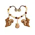 Sindibaba Wagenkette mit Rassel Squirrel brown (Bio-Baumwolle)