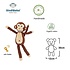 Sindibaba Kuscheltier Monkey brown (Bio-Baumwolle)