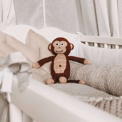Sindibaba Kuscheltier Monkey brown (Bio-Baumwolle)