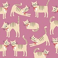 Paperproducts Design Paper Napkins Cat Story Berry
