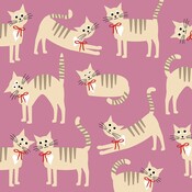 Paperproducts Design Paper Napkins Cat Story Berry