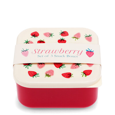 Rex London Snack Boxes Little Strawberry
