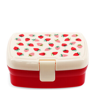 Rex London Lunchbox mit Fach Little Strawberry