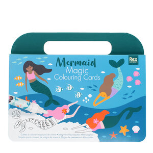 Rex London Magic water colouring cards Mermaid