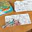 Magic water colouring cards Baby Dinos