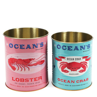 Rex London Storage Tins Ocean's Brand Set of 2