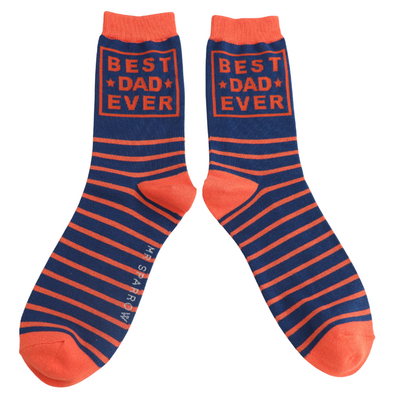 Miss Sparrow Men’s Matchbox Socks Best Dad Ever