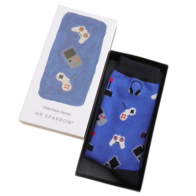Miss Sparrow Männer-Socken Matchbox Gaming