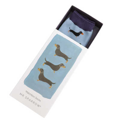 Miss Sparrow Men’s Matchbox Socks Little Sausage Dogs