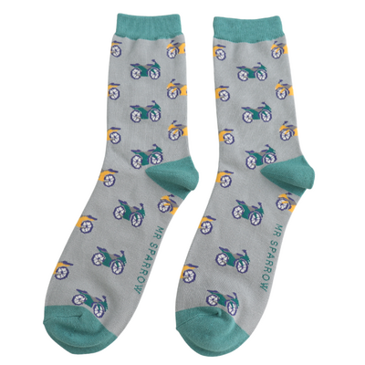Miss Sparrow Men’s Matchbox Socks Motorbikes
