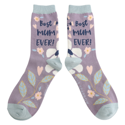 Miss Sparrow Damen-Socken Matchbox Best Mum Ever