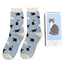 Damen-Socken Matchbox Black & White Cat