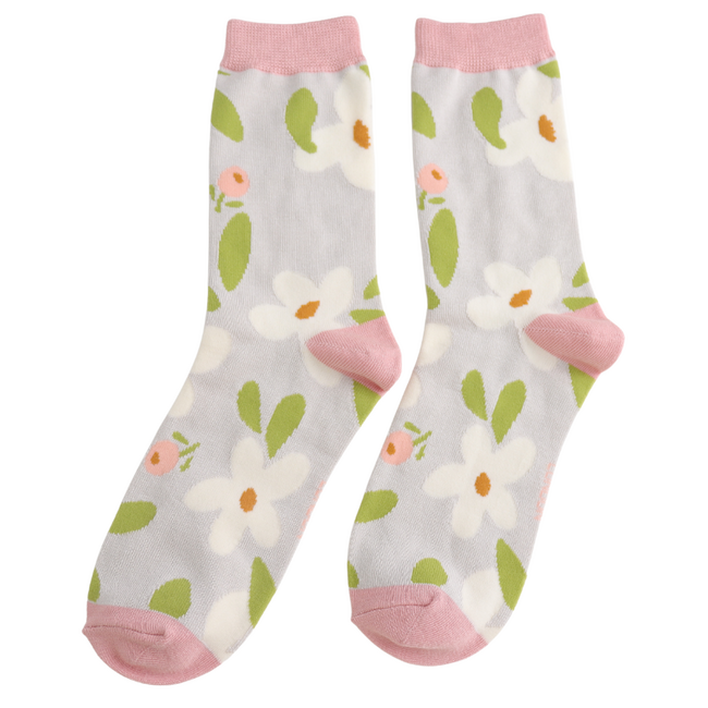 Damen-Socken Matchbox Falling Daisies