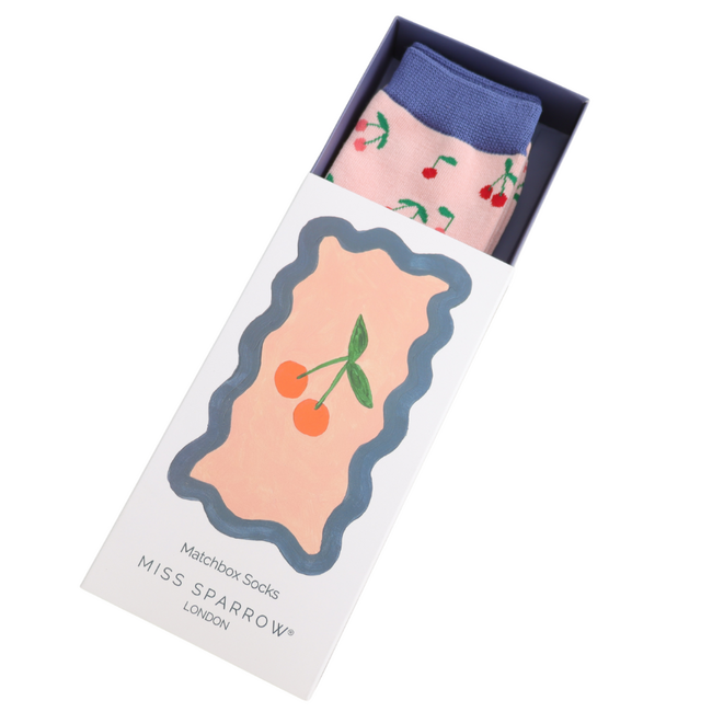 Damen-Socken Matchbox Mini Cherries