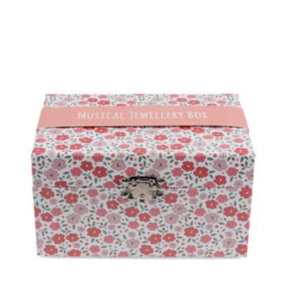 Rex London Musical Jewellery box Pink Tilde