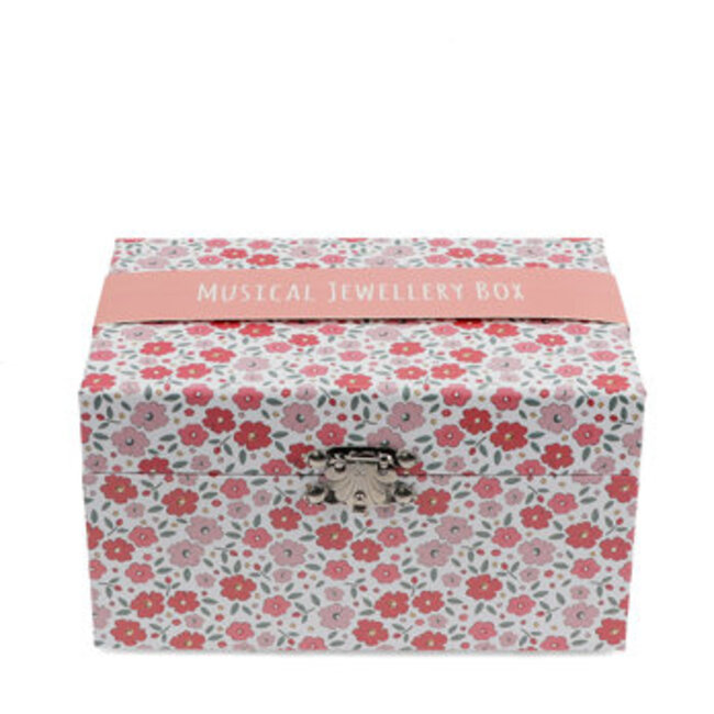 Musical Jewellery box Pink Tilde