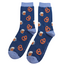 Mens Socks Bamboo Pretzels & Beer navy