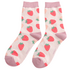 Miss Sparrow Socken Bamboo Little Strawberries light pink