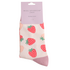Miss Sparrow Socken Bamboo Little Strawberries light pink