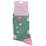 Socken Bamboo Pretty Flowers green