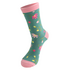 Miss Sparrow Socken Bamboo Pretty Flowers green